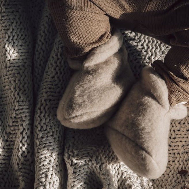 Babyslofjes newborn merinowol - Charly's