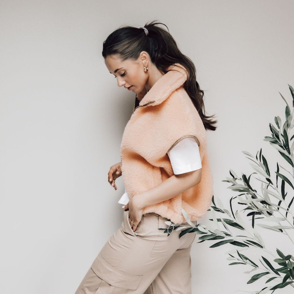 Bodywarmer isla adult apricot - Charly's