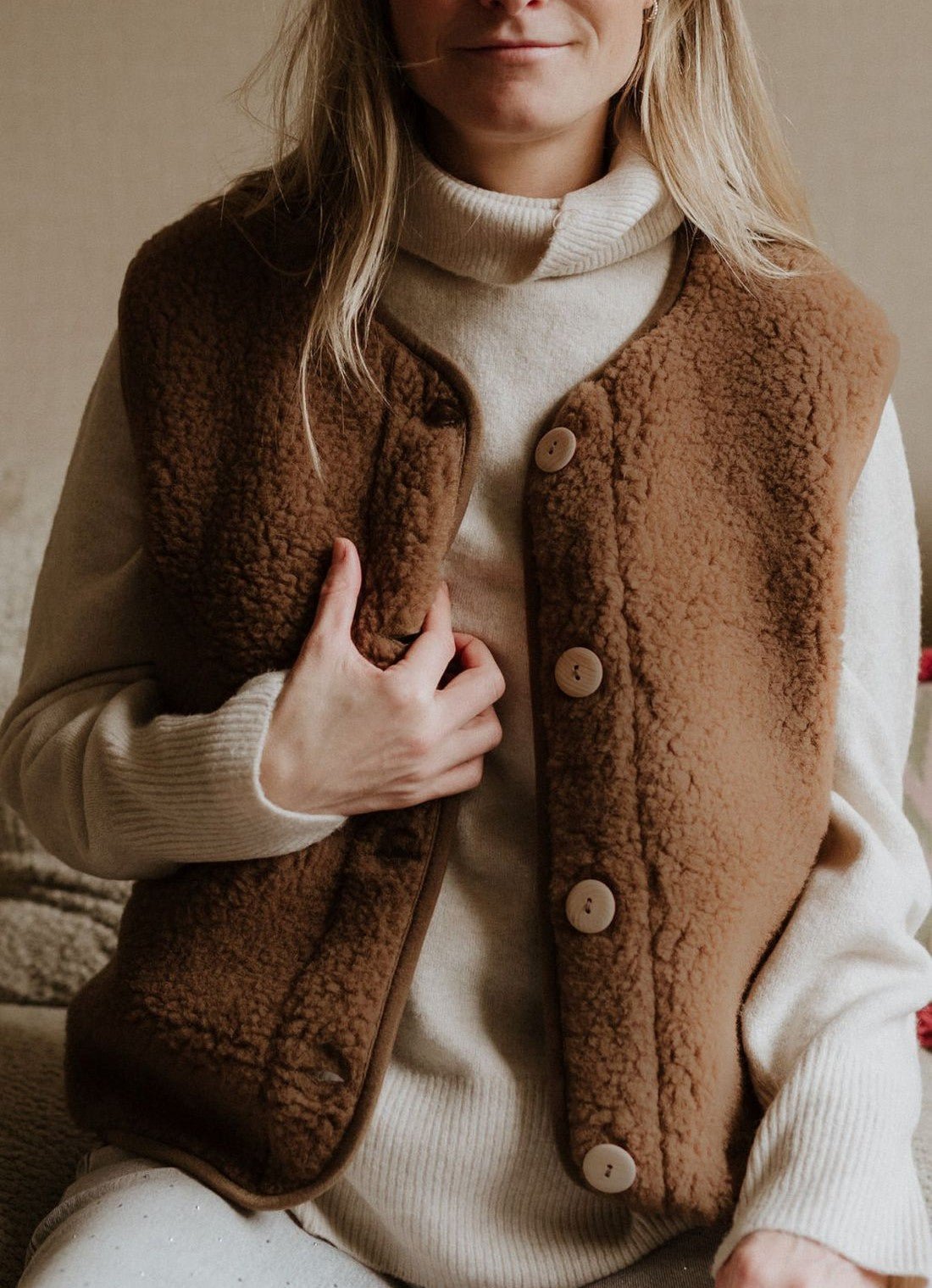 Bodywarmer po édition limitée marron adulte