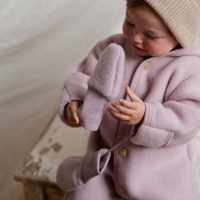 Engel Natur Wolfleece wantjes rose