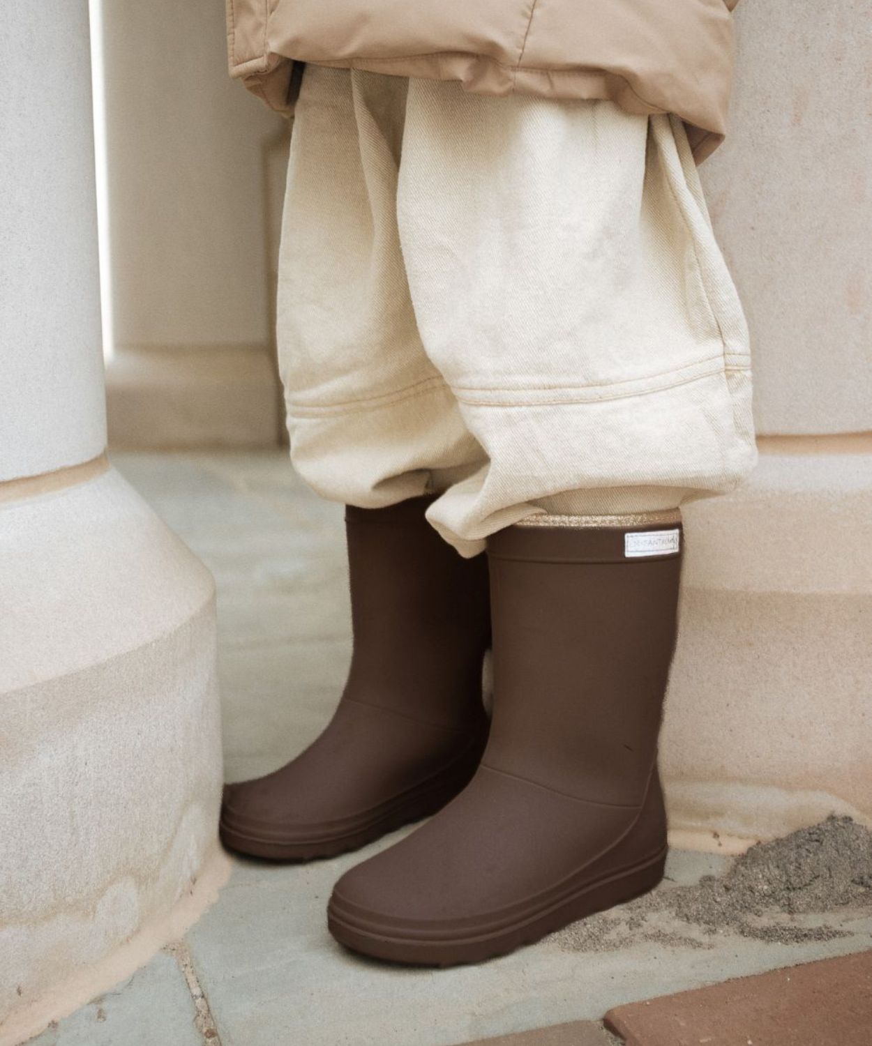 Thermoboots glitter limited edition coffee bean enfant