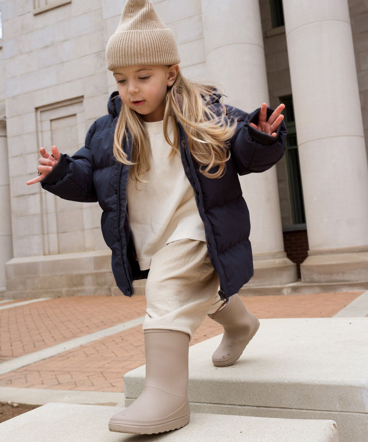 Manteau d'hiver enfant Parisian night