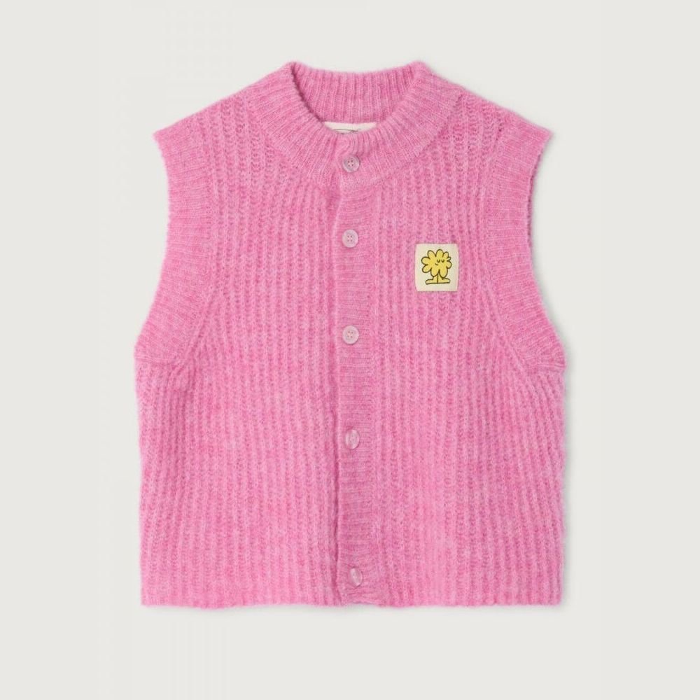 Gilet rose bubble chine - Charly's