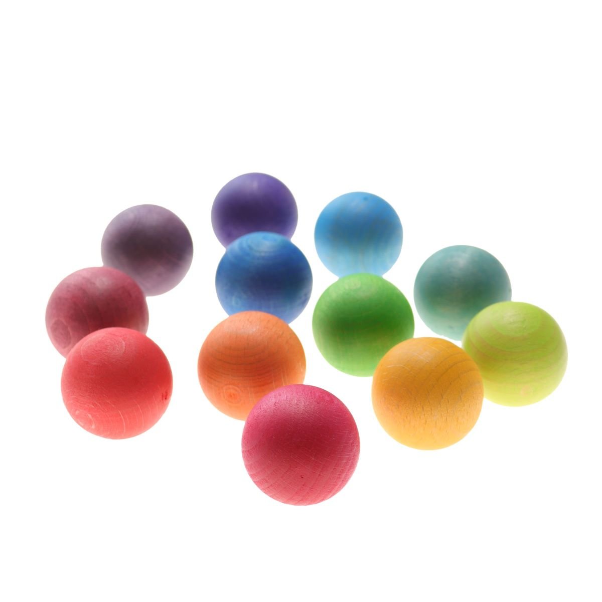 Grijpring houten kralen classic - Charly's