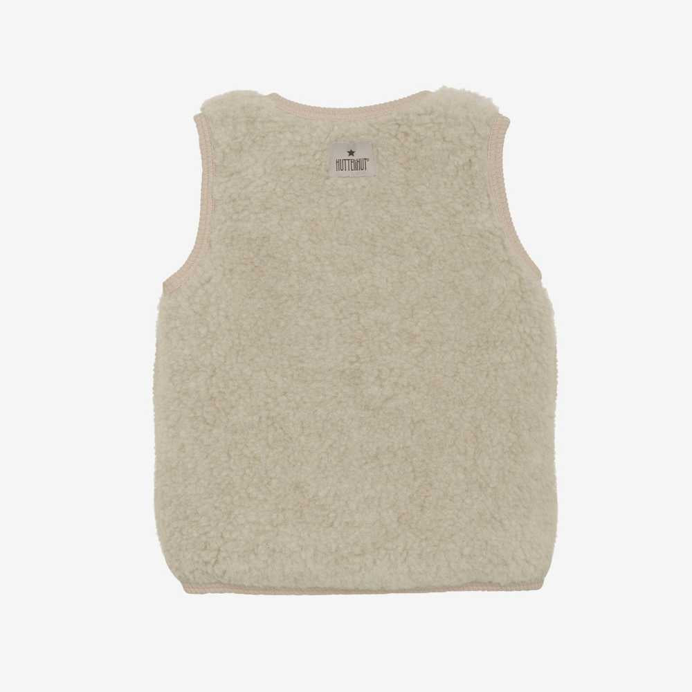 Bodywarmer merinowool beige