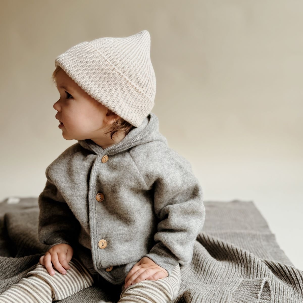 Jasje wolfleece grijs - Charly's