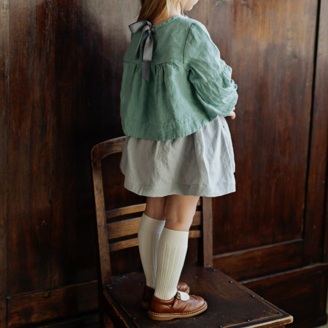 Kniesokken ribbed doux agneaux - Charly's