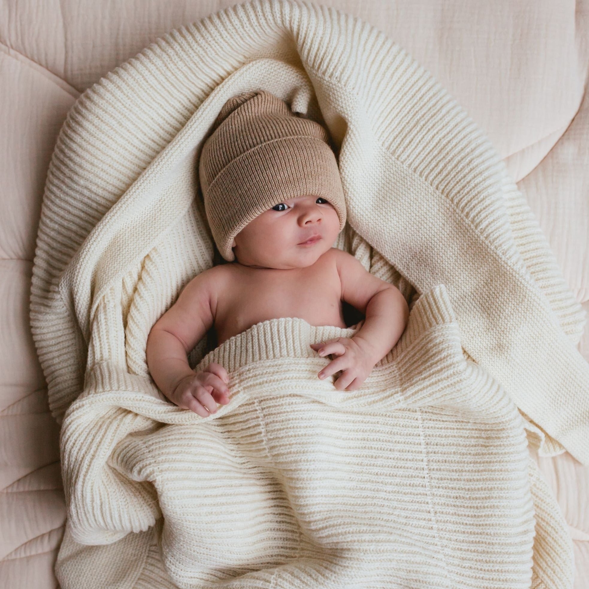 Ledikant deken gaston soft beige - Charly's