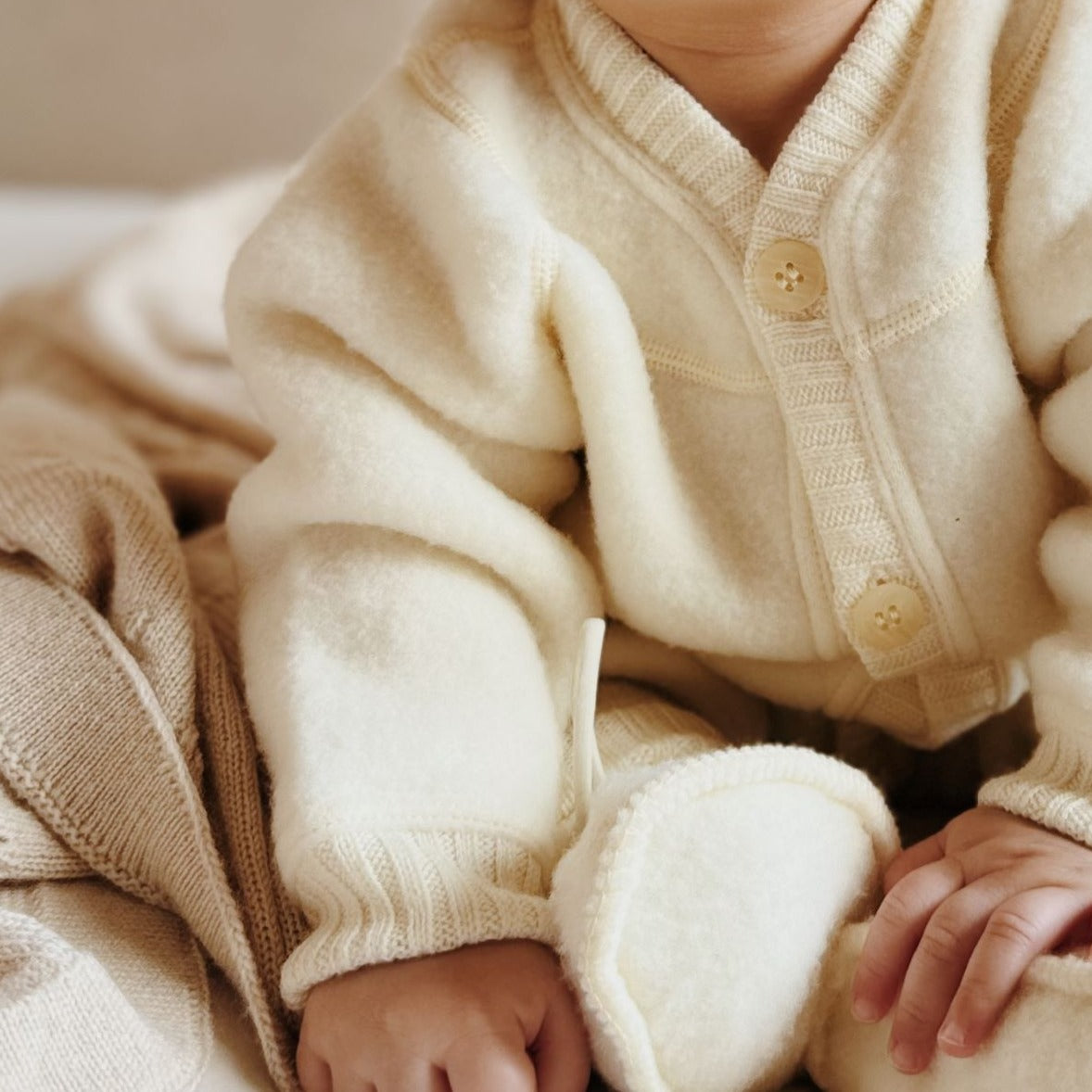 Joha Jumpsuit 100% wol naturel