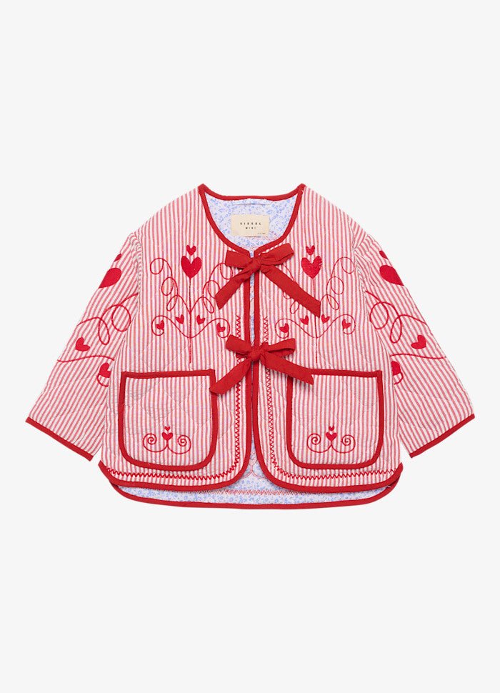 Penny MINI Jacket Red Stripes - Charly's