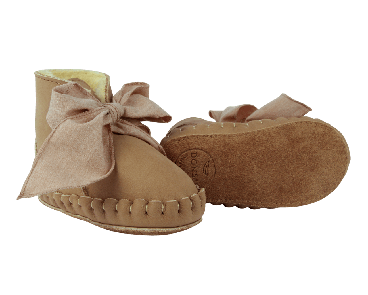 Pina organza booties truffle nubuck - Charly's
