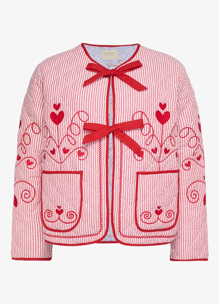 Pre - order Penny Jacket Red Stripes - Charly's