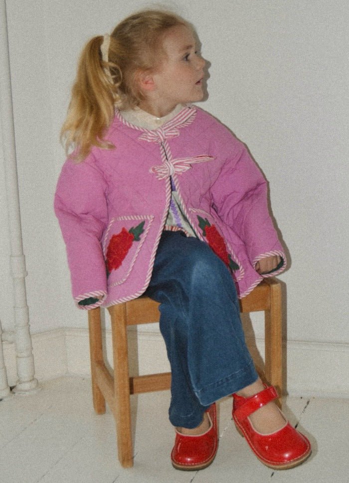 PRE - ORDER Penny mini jacket quilted cyclamen - Charly's