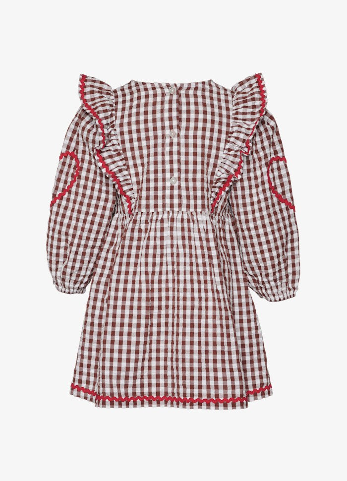 PRE-ORDER Nanette MINI Dress Brown Checks