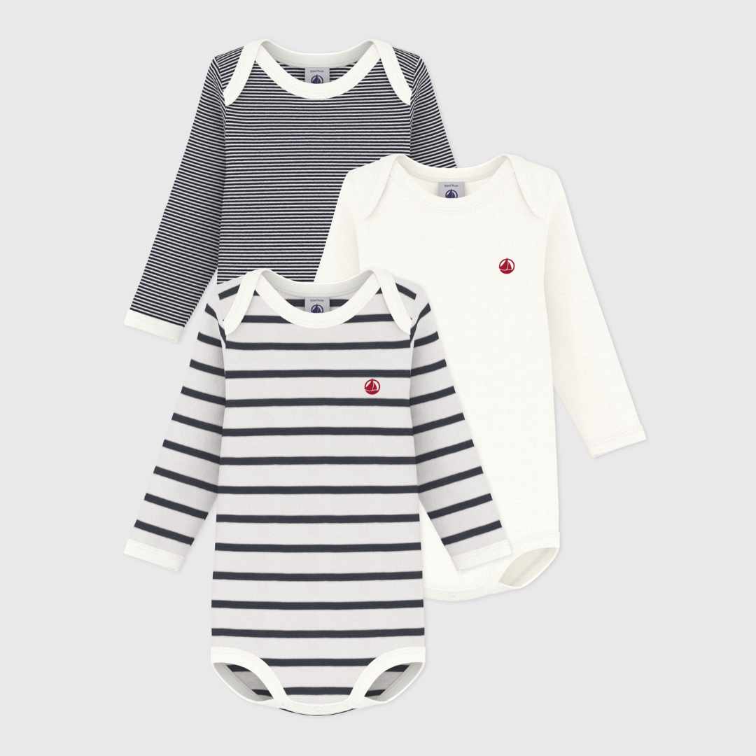 Romper grijs 3pack - Charly's