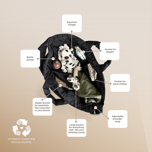 Schouder Luiertas Zwart - Charly's