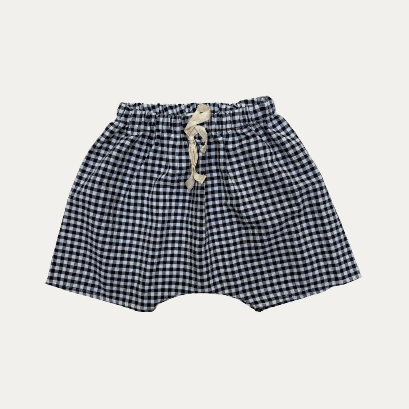 Shortje blauw checkers - Charly's
