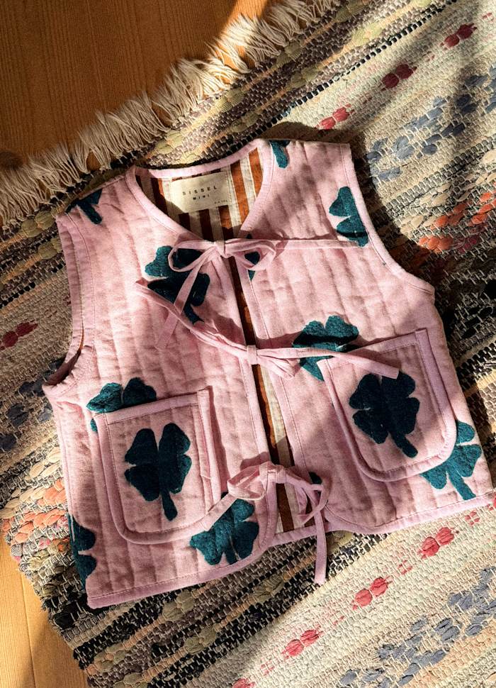 Honey MINI vest clover green