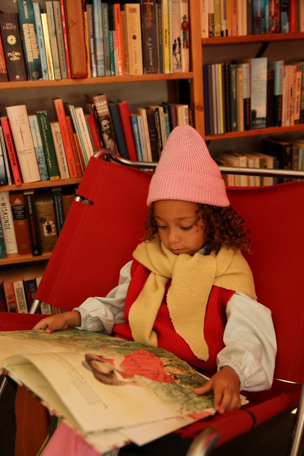 Sjaal josephina licht geel kids & dames - Charly's