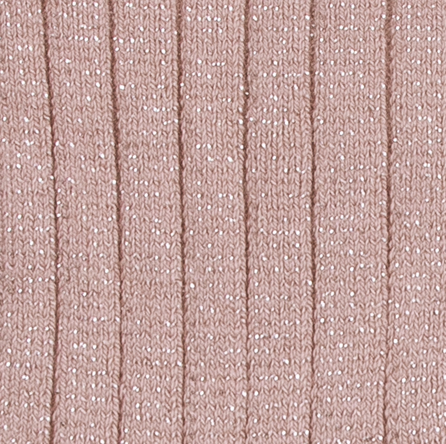 Sokken ribbed rose glitter - Charly's