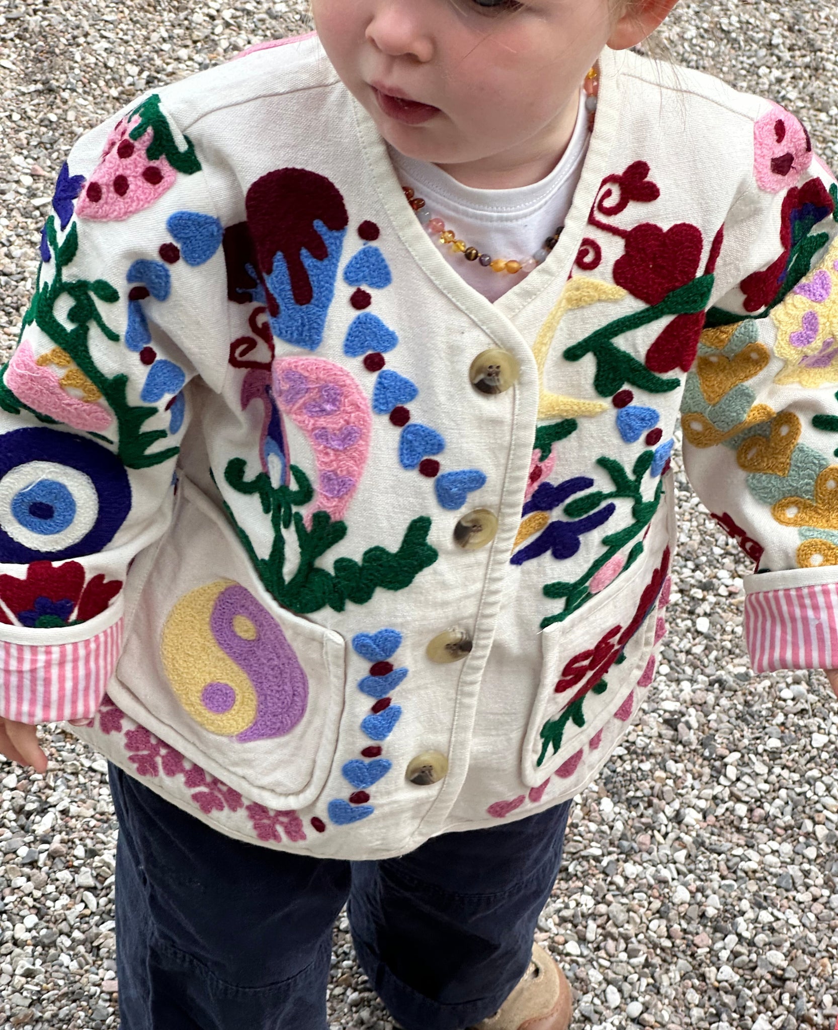 White Rose Suzani mini - Charly's