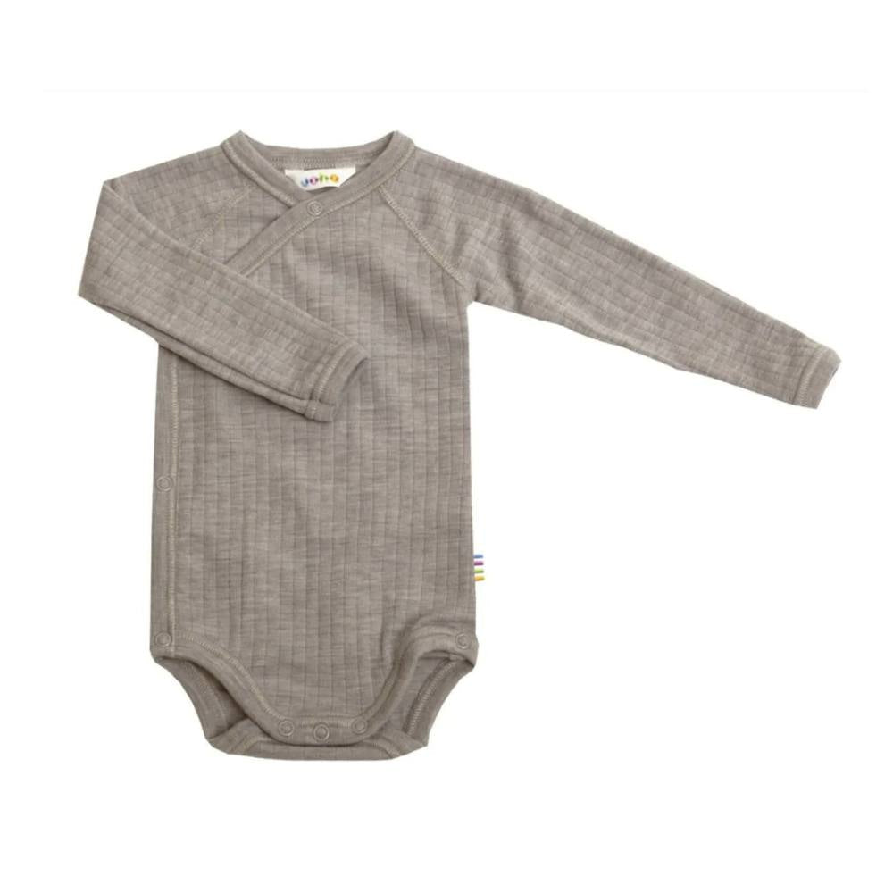 Wikkelromper merino wol sesam - Charly's