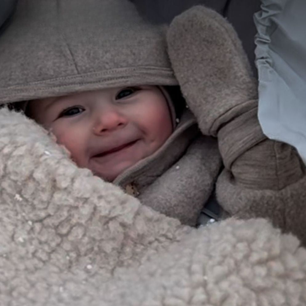 Wolfleece wantjes walnoot - Charly's