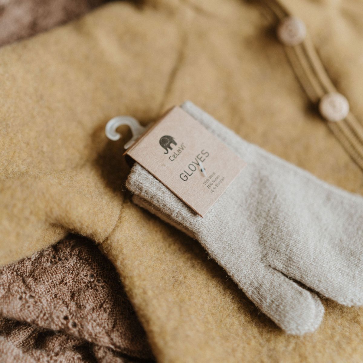 Wollen wanten beige - Charly's