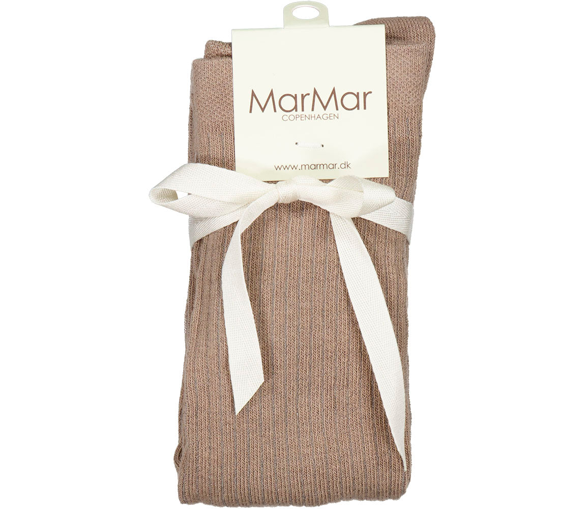 Maillot voor kinderen (meisjes) in het licht bruin van Mar Mar Copenhagen.