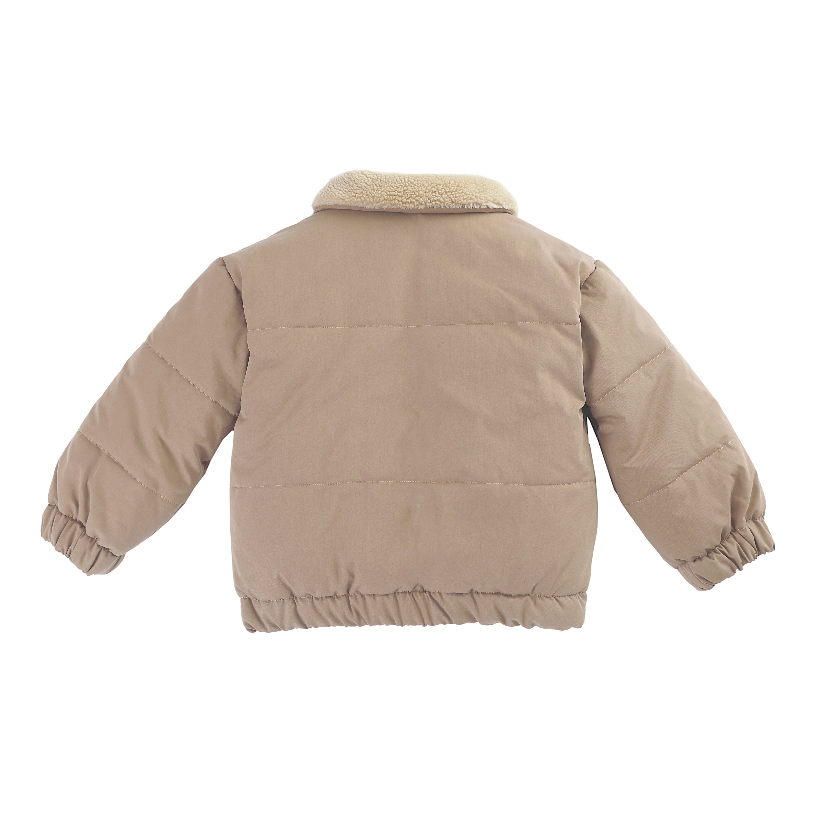 Wollen warme jas in combinatie met wol voor kinderen (jongens / meisjes) van Donsje. 