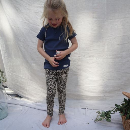 Legging voor baby's en kinderen in Leopard van Mar Mar Copenhagen.