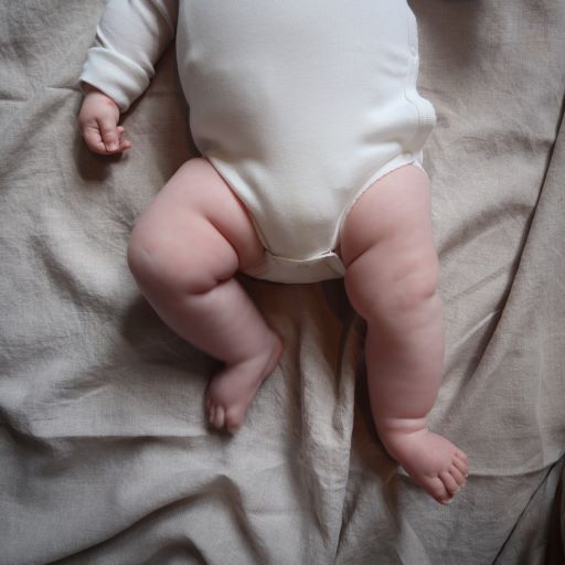 Overslagromper voor baby's in Gentle White (naturel) met een strikje als afwerking van Mar Mar Copenhagen.