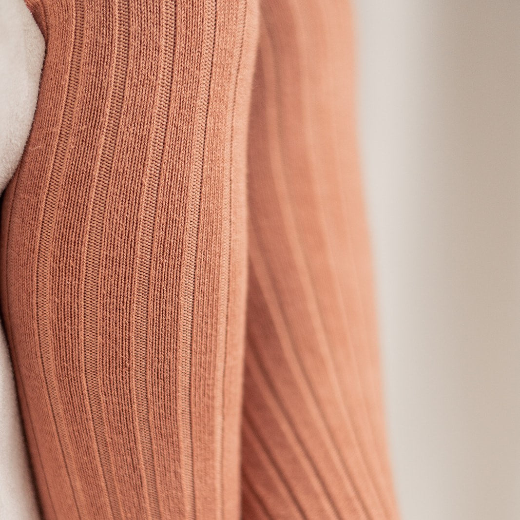 Maillot voor kinderen in de kleur glitter ribbed rose van merk collegien