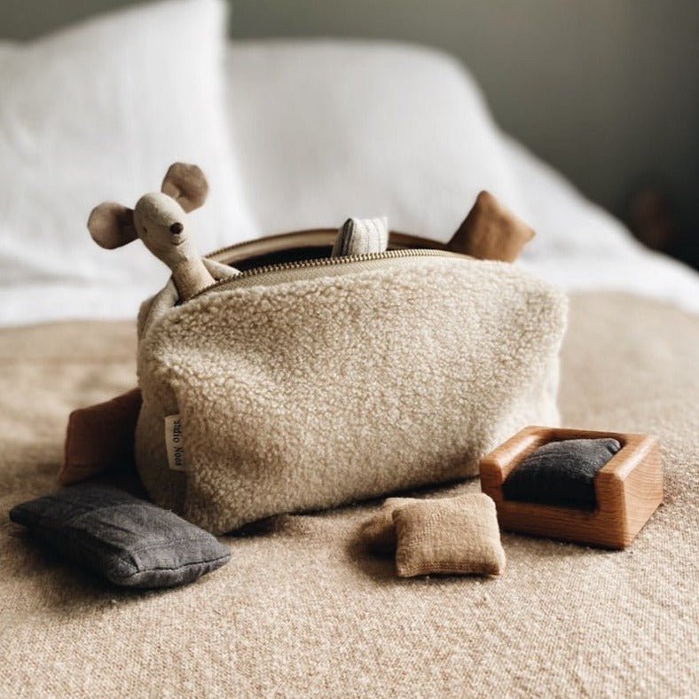 Etui ecru teddy - Charly's