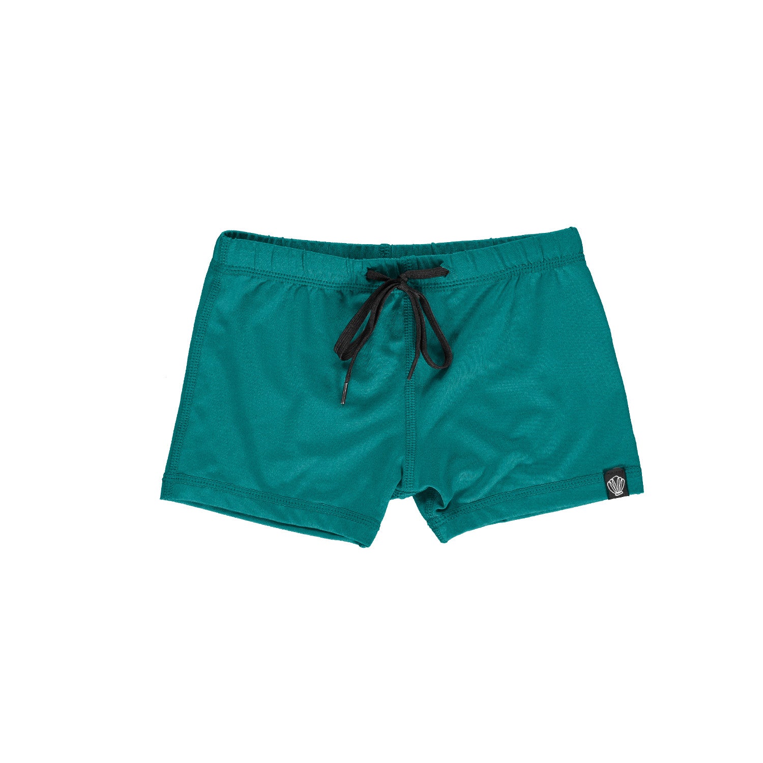 Groen zwemshort voor jongens met touwtje om mee te sluiten