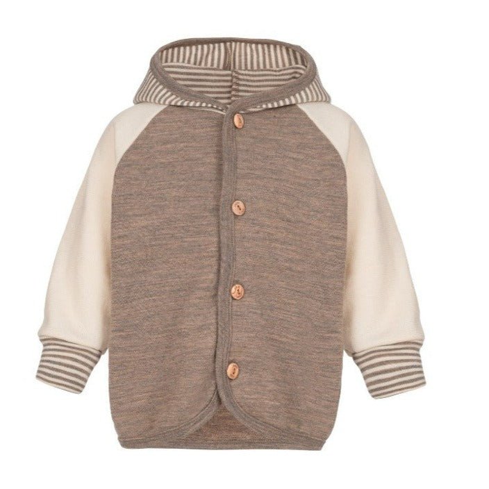 Jasje wolfleece walnoot stripe - Charly's