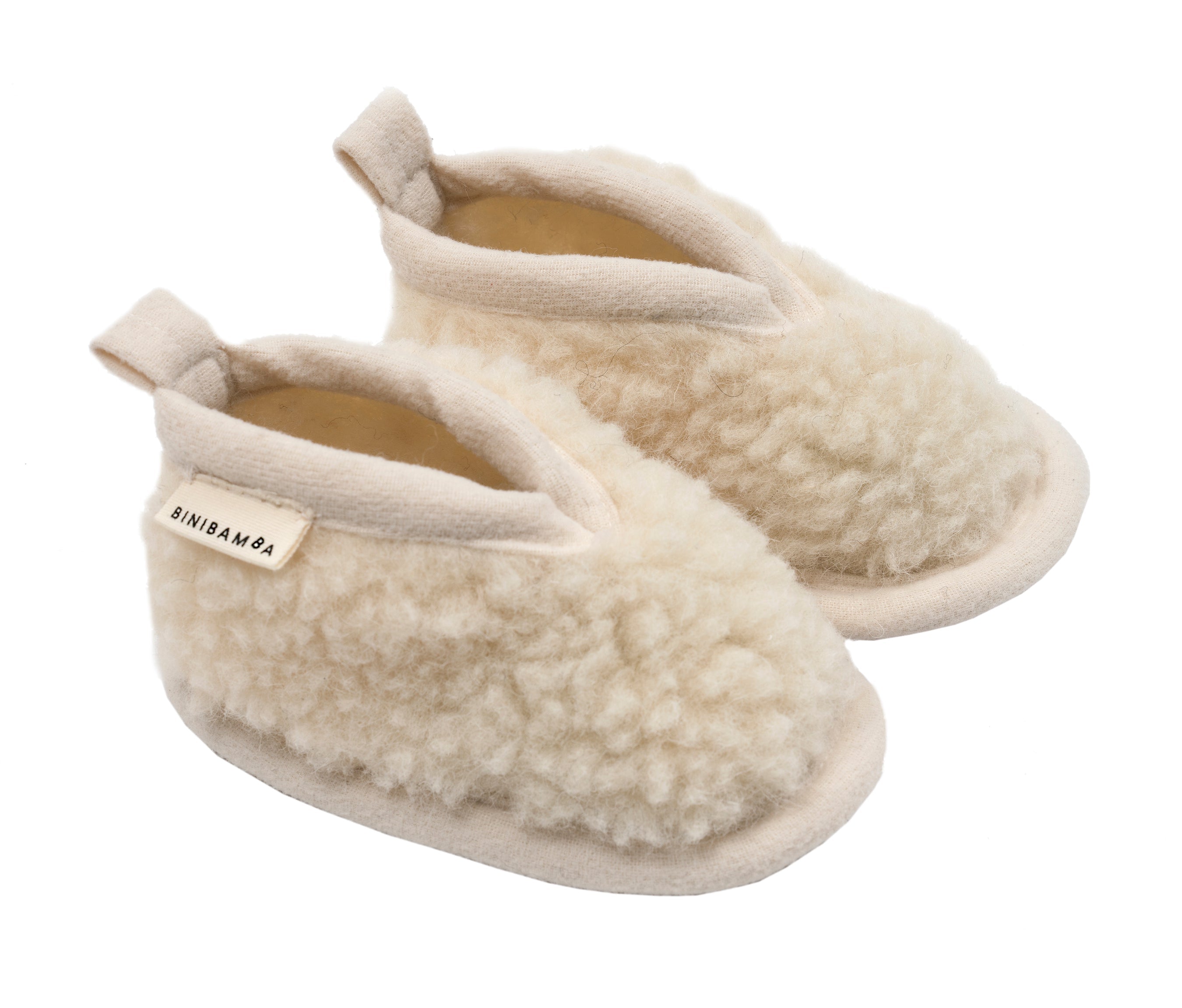 Merino booties milk - Charly's